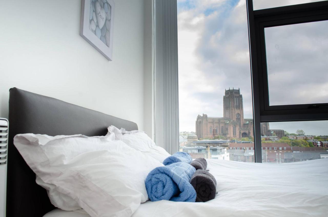 Penthouse In Liverpool City Centre - Free Parking - Balcony - By Happy Days Eksteriør bilde